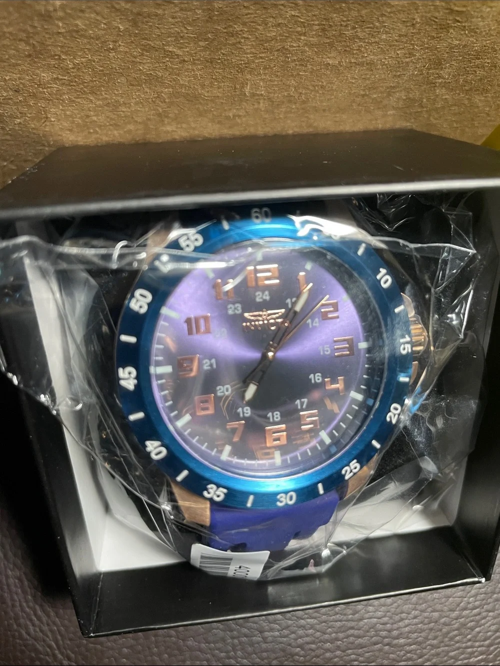 Men's Blue Purple INVICTA Sport Watch - Unknown Brand